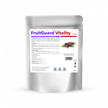 FruitGuard Vitality, Produs natural pe baza de microorganisme si nutrienti pentru arbusti fructiferi (goji, afin, mur, zmeur), 100 g