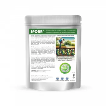 SPORR - dezinfectant organic pentru sol, grădini, sere și solarii, EU Fertilizer PFC1 CMC1, plic 200g