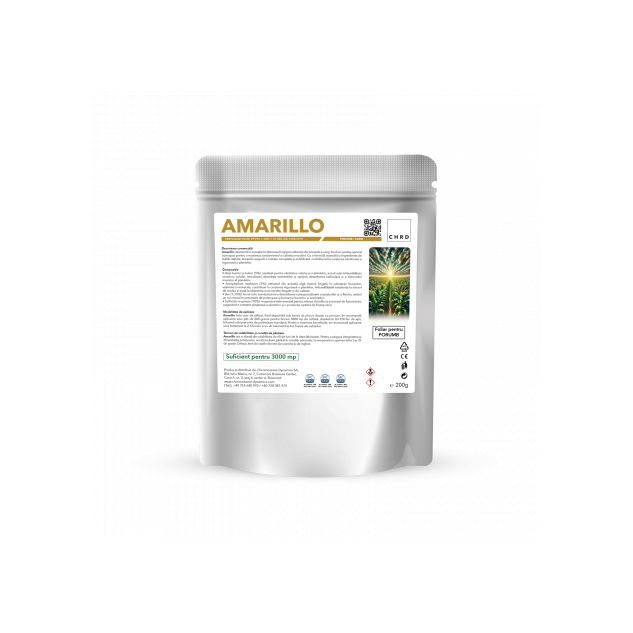 AMARILLO – FERTILIZANT EU DE TIP PFC 1, CMC 1 CF. REG. (CE) 1009/2019 Foliar pentru porumb, sorg, 200g
