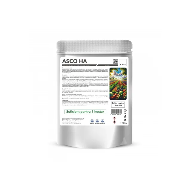 ASCO HA – FERTILIZANT EU DE TIP PFC 1, CMC 1 CF. REG. (CE) 1009/2019 Foliar pentru legume, 500g