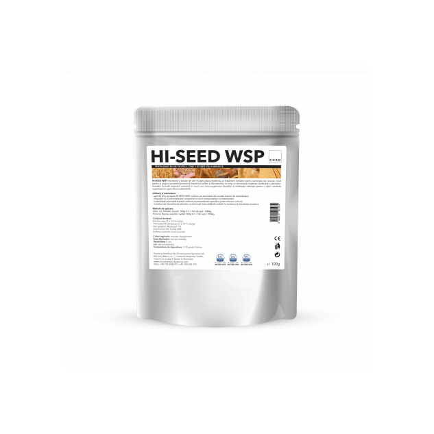 HI-SEED WSP, Tratament organic samanta cereale si oleaginoase, plic 100g, doza pentru 300kg samanta - 1 hectar
